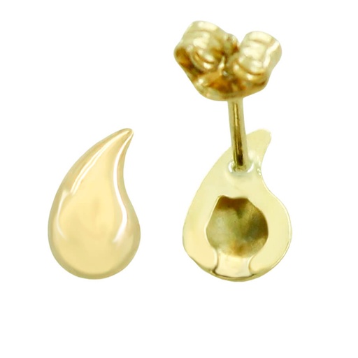 [5850] PENDIENTES GOTA 8x4MM.CIERRE PRESION.