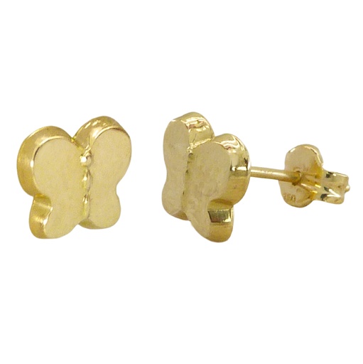 [4322] PENDIENTES MARIPOSA 7'7MMx6'5MM.PRESION.