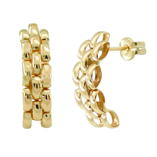 [5826] PENDIENTES PANTER 15x5MM.PRESION.