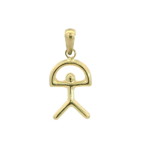 [4234] COLGANTE SILUETA INDALO  15x10MM.