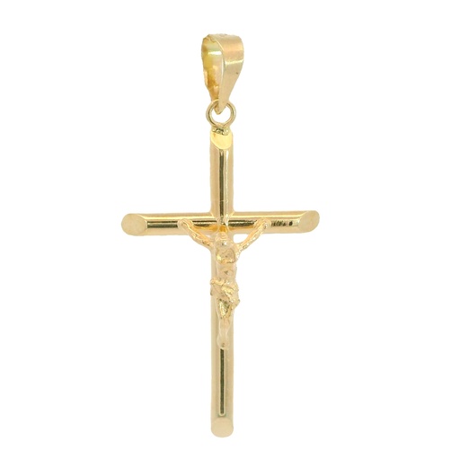 [6065/1] CRUZ TUBO CON CRISTO 32x19x2MM